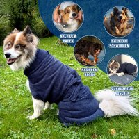 Hundebademantel mit Namen