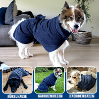 Hundebademantel mit Namen