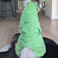 Hundebademantel mit Namen