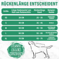 Hundebademantel mit Namen