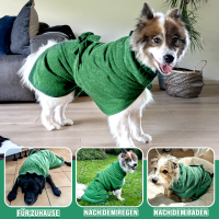 Hundebademantel mit Namen