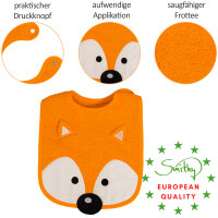 Lätzchen Fuchs orange, 24 x 24