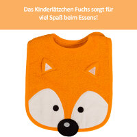 Lätzchen Fuchs orange, 24 x 24