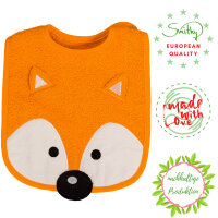 Lätzchen Fuchs orange, 24 x 24