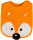 Lätzchen Fuchs orange, 24 x 24