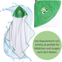 Kapuzenhandtuch Froschkönig, 100 x 100
