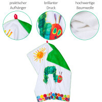 Decke Raupe Nimmersatt, 75 x 90