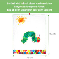 Decke Raupe Nimmersatt, 75 x 90