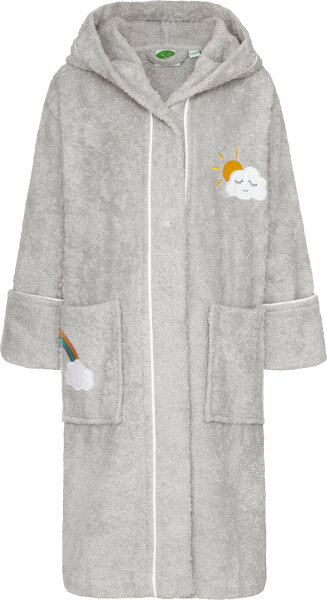 Bademantel Wolke, grau