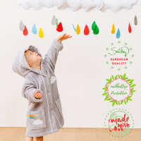 Bademantel Wolke, grau