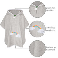 Badeponcho Regenbogen
