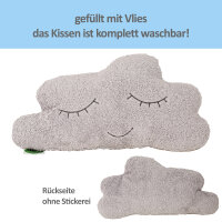 Kissen Wolke, grau, ca. 35 x 20