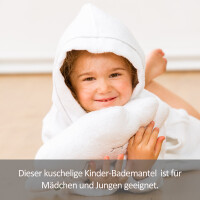 Bademantel Wolke, grau 86/92