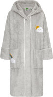 Bademantel Wolke, grau 128