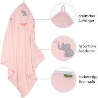 Kapuzenhandtuch Elefant