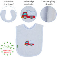 Lätzchen Laster, blau