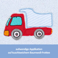 Lätzchen Laster, blau