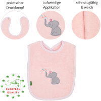 Lätzchen Elefant, rosa