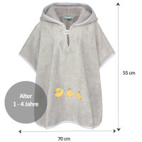 Badeponcho Ente
