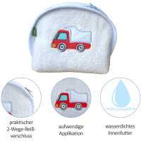 Waschtasche Laster, blau