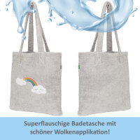Tote Bag Wolke grau, 40x38