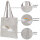 Tote Bag Wolke grau, 40x38