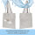 Tote Bag Wolke grau, 40x38