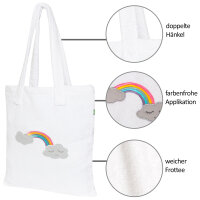 Tote Bag Wolke weiß, 40x38