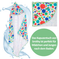 Kapuzenhandtuch Raupe Nimmersatt Druck