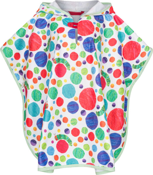 Badeponcho Raupe Nimmersatt Druck