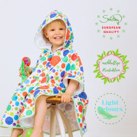Badeponcho Raupe Nimmersatt Druck