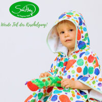 Badeponcho Raupe Nimmersatt Druck
