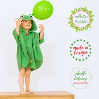 Badeponcho Frosch