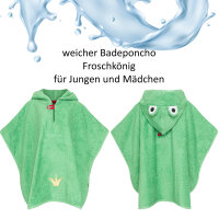 Badeponcho Frosch