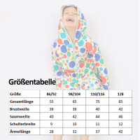 Bademantel Raupe Nimmersatt Druck 128