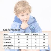 Bademantel mit dem blauen Elefanten 110/116