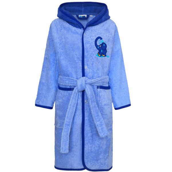 Bademantel mit dem blauen Elefanten 86/92