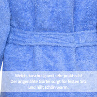 Bademantel mit dem blauen Elefanten 86/92