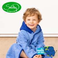 Bademantel mit dem blauen Elefanten 86/92