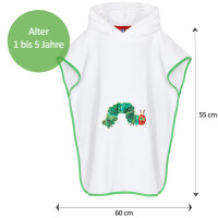 Badeponcho Raupe Nimmersatt