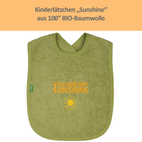 Lätzchen "sunshine", moos