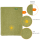 Waschlappen "sunshine", Bio-Baumwolle, moos