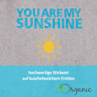 Badeponcho Sunshine grau