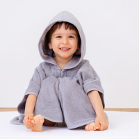 Badeponcho Sunshine grau
