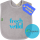 Lätzchen "wild & frech", grau